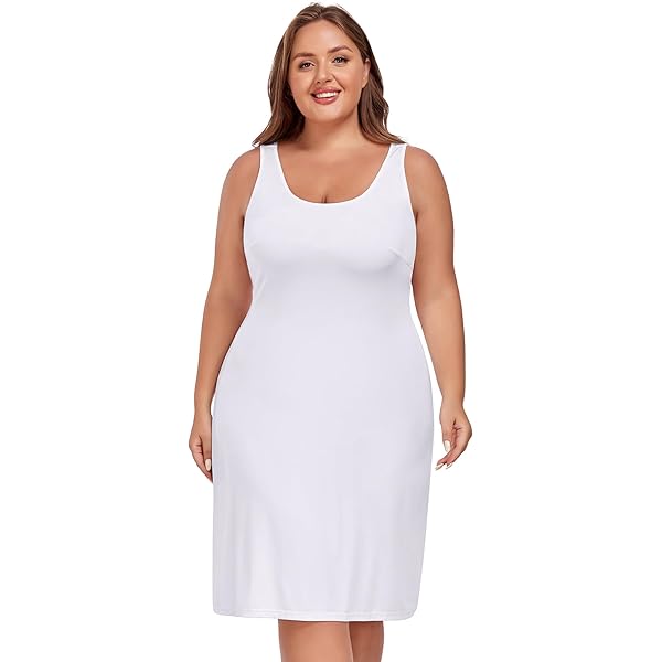 Full Slip Plus Size MANCYFIT Plus Size Full Slip For Women Long