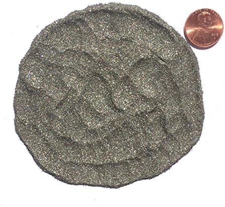 Natural Crushed Pyrite (Fool's Gold) for Inlay or Jewelry, Powder, 1 Ounce