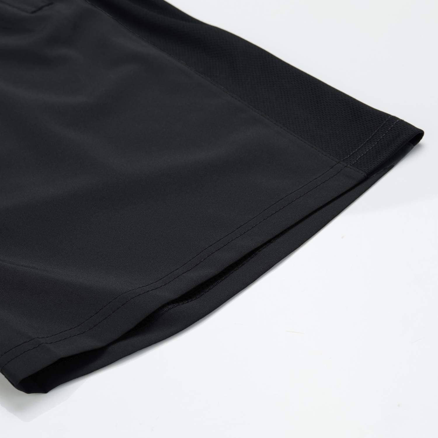 HMIYA Men's Casual Sports Quick Dry Workout Running or Gym Training Short with Zipper Pockets: Clothing