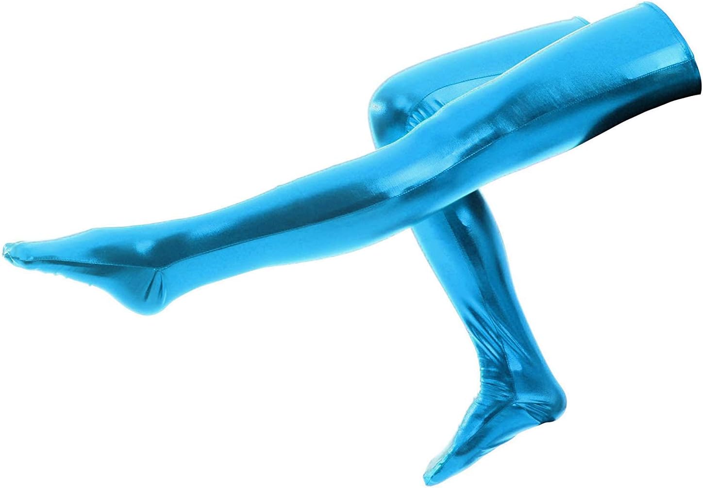 VSVO Women's Shiny Metallic Spandex Skintight Stocking