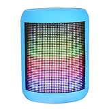 Bluetooth Speakers, YEONPHOM Super Bass Wireless Portable Outdoor Stereo Speaker with LED Colorful Light Build-in Mic Hands-Free Compatible with iPhone,iPad,iPod,Android Smart-phone,Latops (Blue)