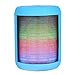 Bluetooth Speakers, YEONPHOM Super Bass Wireless Portable Outdoor Stereo Speaker with LED Colorful Light Build-in Mic Hands-Free Compatible with iPhone,iPad,iPod,Android Smart-phone,Latops (Blue)