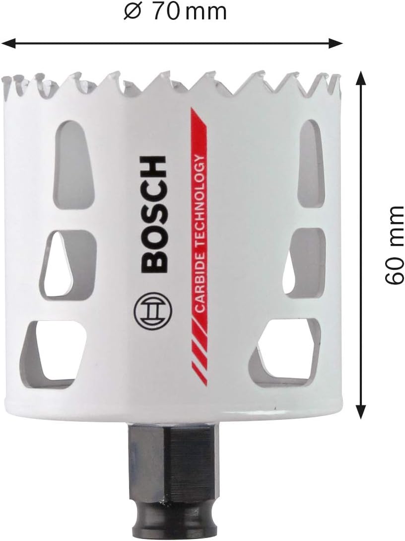 Bosch Professional Tungsten Carbide Hole Saw Endurance for Heavy Duty (diameter 70 mm, Drill accessories) - Image 4