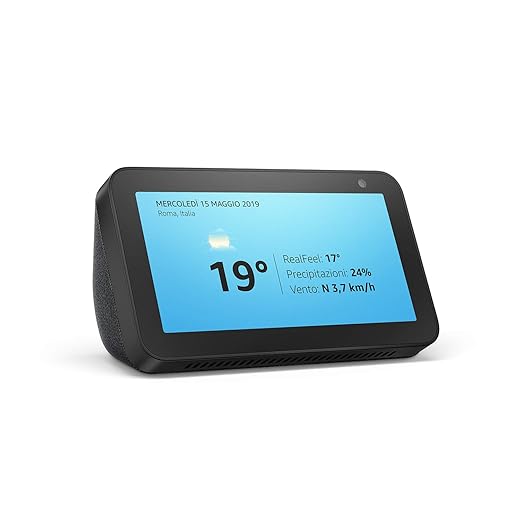 Echo Show 5 – Resta sempre in contatto con l'aiuto di Alexa, Nero