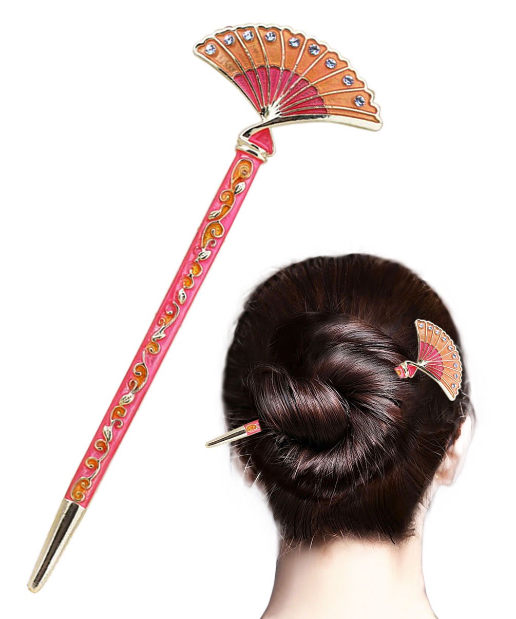Buy Orange Livezone Fashion Hair Decor Chinese Traditional Style