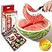 I-Do Gadget - Watermelon Slicer Corer & Server With 5 Free Dessert Forks + Watermelon Popsicle Recipe. Stainless Steel Melon Cutter Knife, Safety Blades, Robust Protective Handle, Kids Friendly