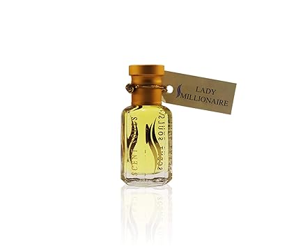Scent Souls Lady Milliionaire Perfume and Fragrance Oil Roll On Attar For Women - Best Pure Branded Long Lasting Alcohol Free Perfume Oil Ittar - 12ML