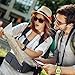 EOTW Fanny Pack for Men Women, Waist Bag with 4 Pockets for Running Hiking Travelling Walking, Lightweight Crossbody Chest Bag Easy Carry Any Phone