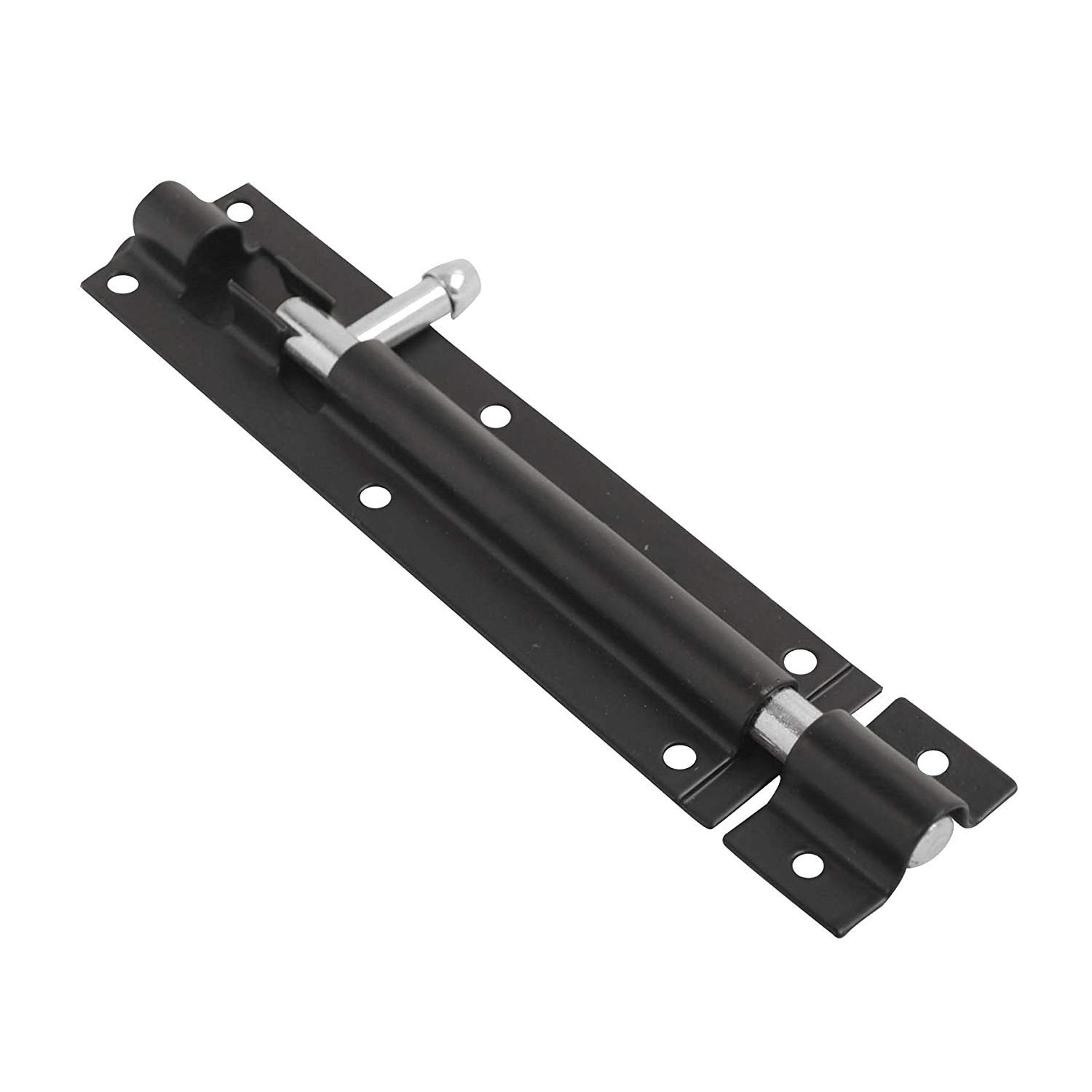 Merriway BH03599 100mm (4 inch) Heavy Duty Japanned Tower Bolt - Black