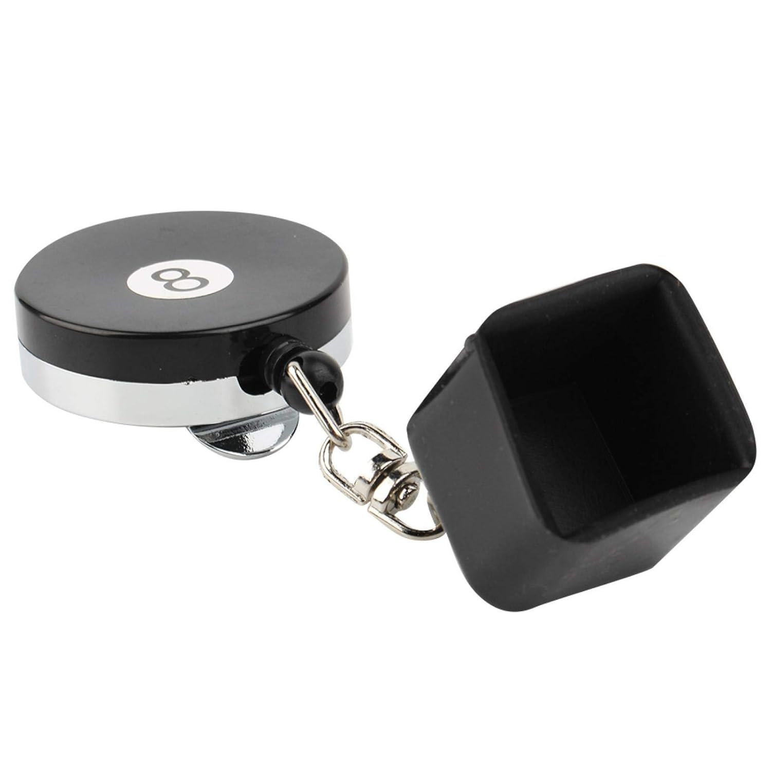 Black Plastic Retractable Portable Billiard Chalk Holder, Billiard