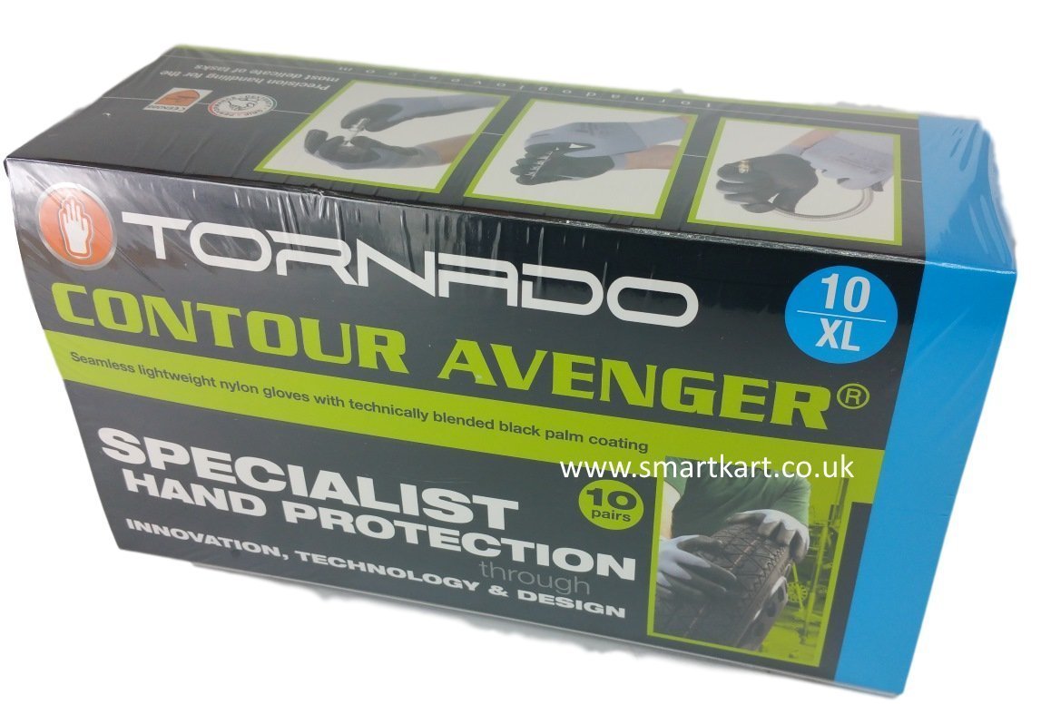 10 x Pairs of Contour Avenger Specialist Precision Work Gloves Size: XL