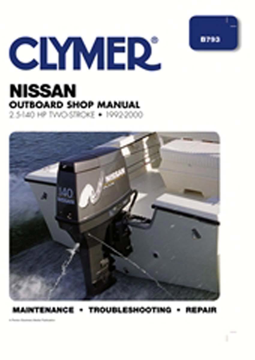 Amazon.com: Clymer Shop Manual Nissan 2.5 - 140 Hp 2 Stroke Outboards  1992-2000 WSM B793: Sports & Outdoors