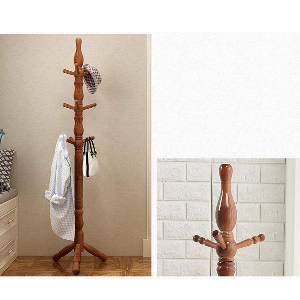 Amazon.com: MEIDUO Wooden Coat Rack Free Standing with 9 ...