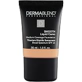 Dermablend Smooth Liquid Camo Foundation Spf 25, 25N Natural, 1 Fl Oz | Buildable Liquid Camo Foundation With Spf 25. Evens Skin Tone Over Redness, Dark Spots &amp; Blemishes For Soft, Natural Finish.