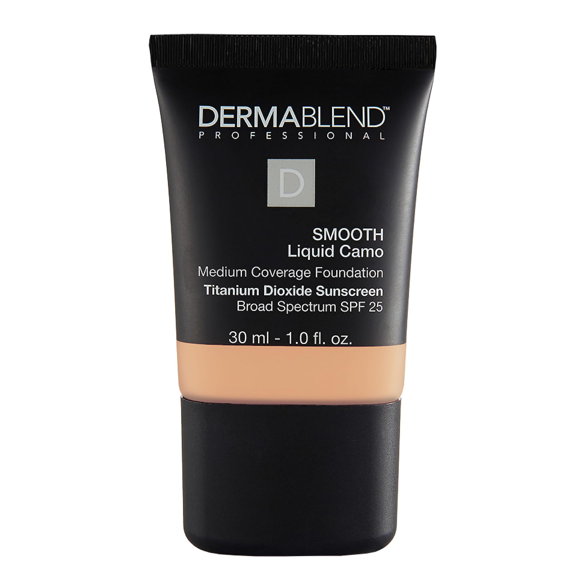 Dermablend Smooth Liquid Camo Foundation SPF 25-24 Hour Hydration - Buildable, Smoothing Coverage - Never Cakey Or Masky - Ideal For Normal, Dry, And Dehydrated Skin - 25N Natural - 30 ML