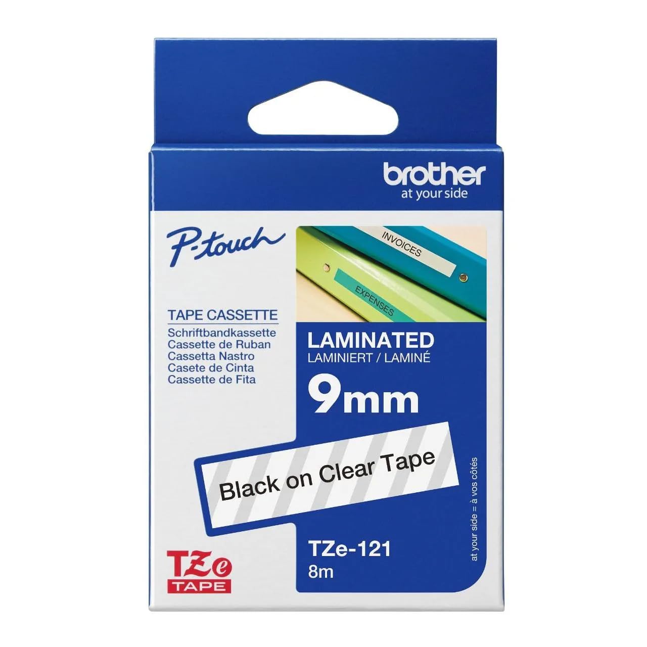 Brother Tz 121 Laminated Tape 9 mm