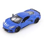Showcasts 2020 Corvette C8 Stingray Hardtop, Blue 71360D - 1/24 Scale Diecast Model Car