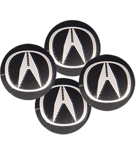 Car Hub Centre Caps For Acura TL CL TSX MDX RDX RSX Wheel Center Caps Cover Wheel Center Caps Sticker Rim Decoration Styling Accessories Waterproof DustProof,Black Style-69mm