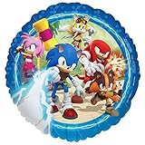 Sonic Boom Party Supplies - Foil Balloon