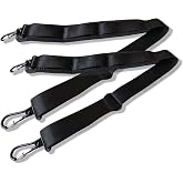 yinfente 2pcs Replacement Shoulder Strap Padded Universal Adjustable Bag Strap with Hooks for Laptop Violin case viola case cello case straps