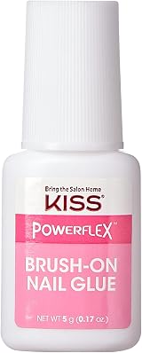 KISS Powerflex Brush-On Nail Glue, Ultra Hold False Nails, Repairs Breaks view 9