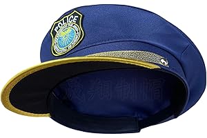 Cop Hat Kids - Cop Hat for Children | Policeman Cap Cosplay Props for Boys Girls Cosplay Photography Themed Party Halloween