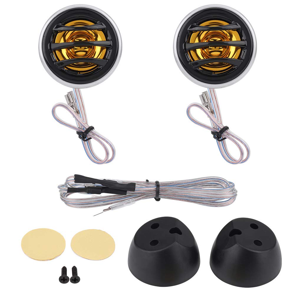 KIMISS 1 Pair Audio Car Tweeters Car Speakers Car Loudspeaker Car Audio Tweeters Car Audio Speakers Car Mini Super Power Loud Dome Audio Stereo Speaker Tweeter Loudspeaker Horn 12V 150W