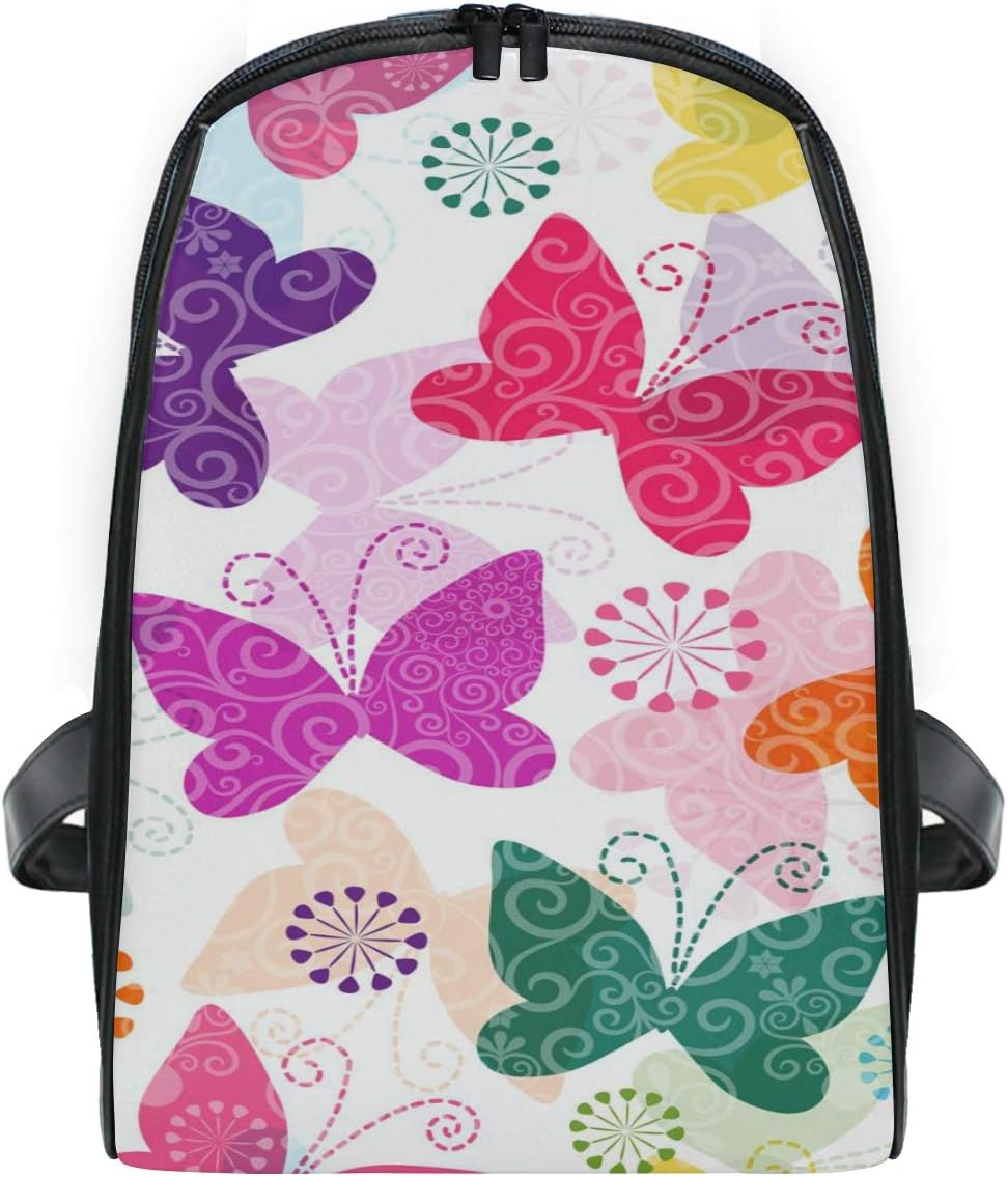 Mini Backpack Daypack Painting Colurful Butterfly Rucksack Bag Lightweight for Girls Boys