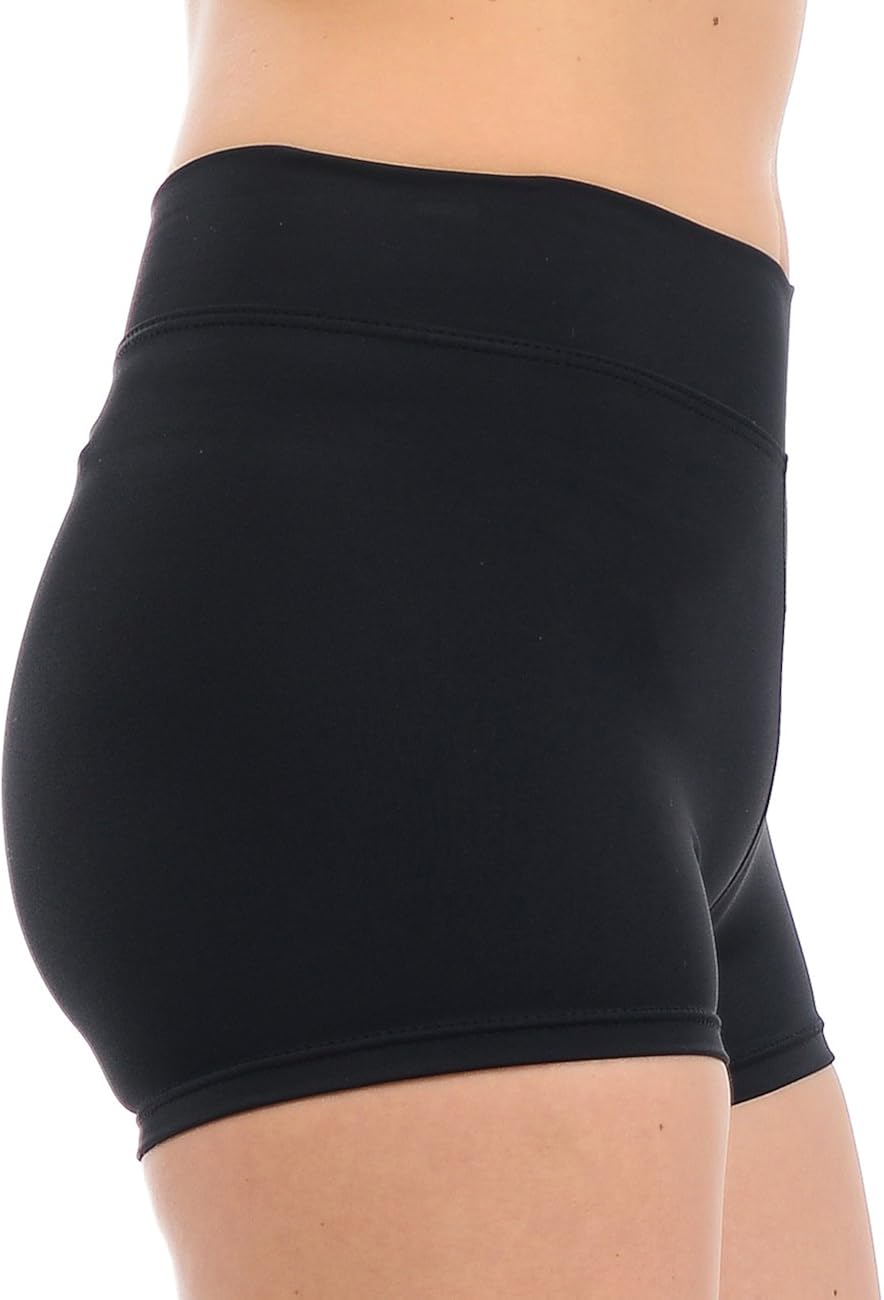 Anza Girls Activewear Dance Booty Shorts Gym Workout Yoga Shorts: Clothing