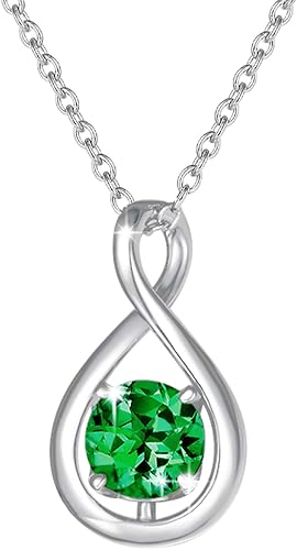 Amazon Agvana エメラルド ネックレス レディース 5月 誕生石 しずくモチーフ プラチナメッキ シルバー925 金属アレルギー対応 雫 ペンダント 誕生日 母の日 プレゼント 綺麗なbox付き 5月エメラルド ネックレス 通販