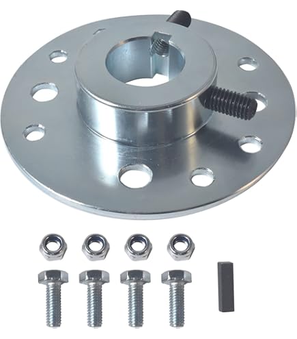 thumbnail image 2 of 60-Tooth Live Axle Sprocket Hub For Go-Kart - 1" Bore, 40/41/420 Chain, 1/4" Keyway 2 of 5