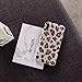 Dailylux Case for iPhone Xs (2018) / iPhone X (2017) 5.8-inch, Cute Phone Case Glitter Pearly-Lustre Slim Shell Protective Soft TPU Back Cover for Girls Women, Leopard White