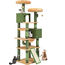 YITAHOME 76in Tall Cactus Cat Tree Tower with