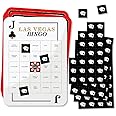 Big Dot of Happiness Las Vegas - Bar Bingo Cards and Markers - Casino Party Bingo Game - Set of 18