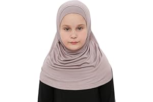 Prien Easy To Wear Hijab For Girls, Muslim Scarf for Kids, Instant Hijabs For Women, Viscose Children Scarves For Ramadan Eid