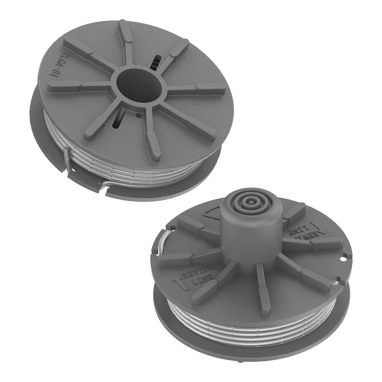 XIJIANG 2Pcs Replacement Strimmer Spool Wire (5307-20) Compatible with Gardena Easycut 400/25 EasyCut 450/25 Art.9807,ComfortCut450 Art.8847, Plus 500/27 Art.9809, PowerCut Art.8848, SmallCut 300/23