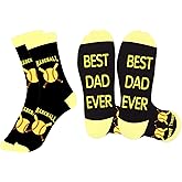 Liomxase Softball Dad Gifts - Christmas Gifts for Dad,Dads Birthday Valentines Day Father's Fathers Day Retirement Retired Gift from Daughter Son,Stocking Stuffers for Men,Worm Cosy Socks Presents