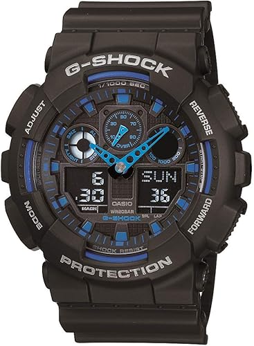 blue colour g shock watch