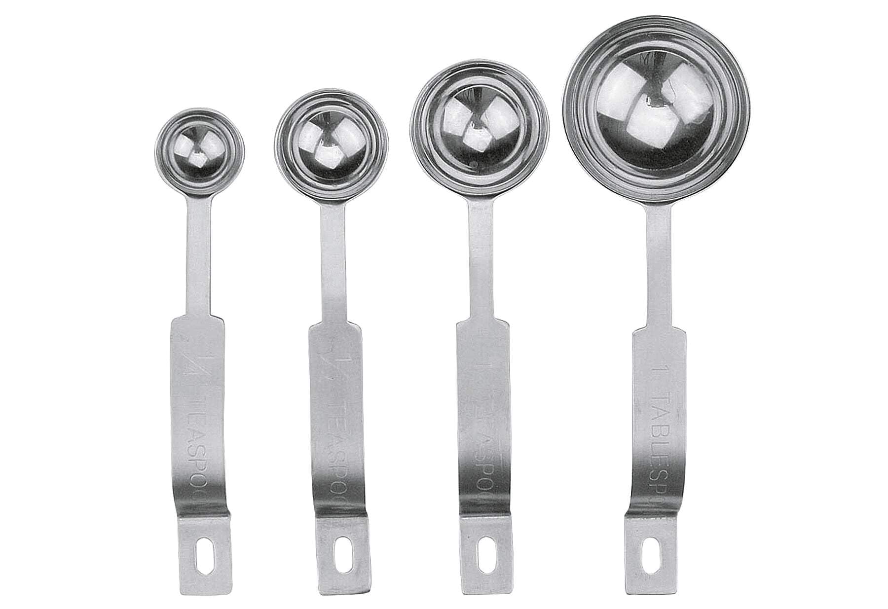 Staedter Measuring Spoon Set, Silver, 4-Piece