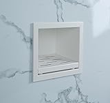 IKITRAEE Recessed Wall Soap Holder，Foot Rest for