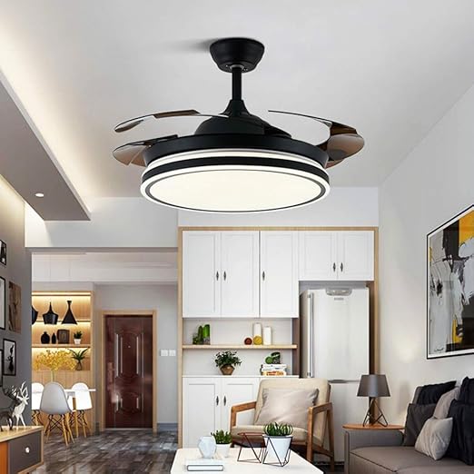 Lighting Groups Silent Fan Chandelier Led Fan Light Invisible 42