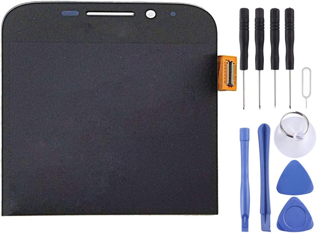 Mobile Phone LCD Screens LCD Screen and Digitizer Full Assembly for BlackBerry Classic Q20 (Black) (Color : Black)