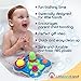 Baby Bath Toys for Kids - Whale Island Bathtub Toys - Best Baby Bath Toy Set - Bathtime Fun Tub Toys - Water Bath Toys with Bathtub Toy Organizer - Battery Operated Spray Water Pump Fountain Age 1 2 3
