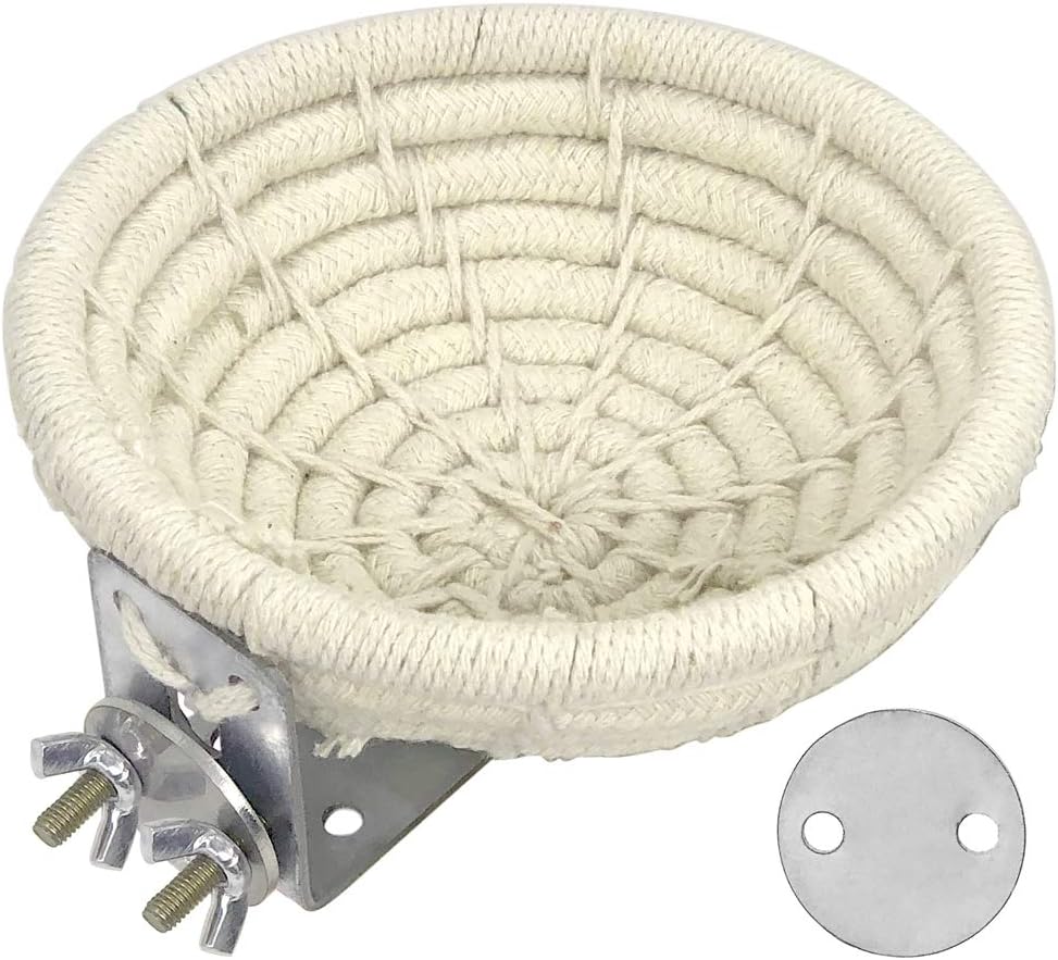 LIMIO Bird Nest Handmade Cotton Rope Parakeet Breeding Nest, Winter Warm Bird Breeding Hut Nest Bed, Small Parrot Cage Hatching Nest : Pet Supplies