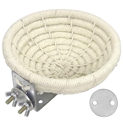 Bird Nest Handmade Cotton Rope Parakeet Breeding Nest, Winter Warm Bird Breeding Hut Nest Bed, Small Parrot Cage Hatching Nest