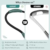 Luxjet 3 Color Neck Reading Light USB Rechargeable for Knitting Crochet Dark view 4