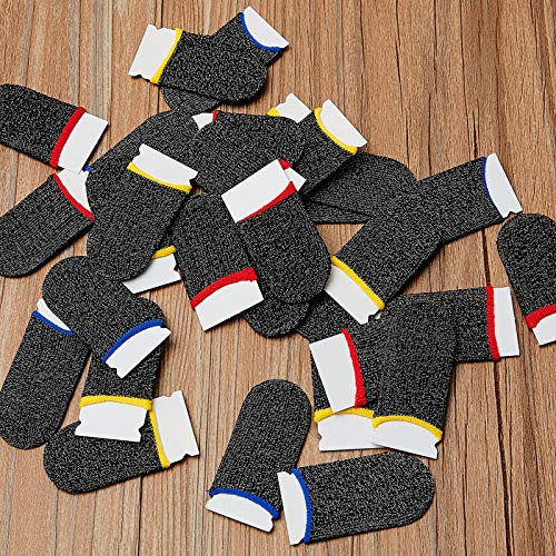 30 Pieces Finger Sleeves for Gaming Mobile Game Controllers Finger Thumb Sleeves Set, AntiSweat