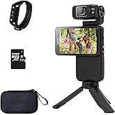 ORDRO M3 Pocket Camera 4K 60FPS Handheld Video Camcorder, 48MP UHD 3.5'' Rotatable IPS Screen Video Camera, Portable WiFi Night Vision Camera for Vlogging with 3250mAh Battery, 64G Card, Mini Bracket