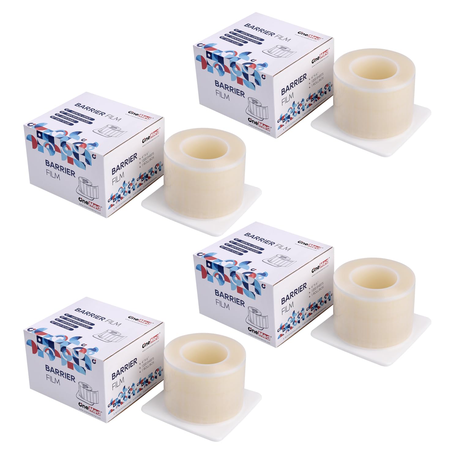 OneMed 4800 Sheets Clear Dental Barrier Film Roll