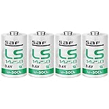 JOZELNK 4 Pack LS14250 3.6V 1/2 AA Size Lithium